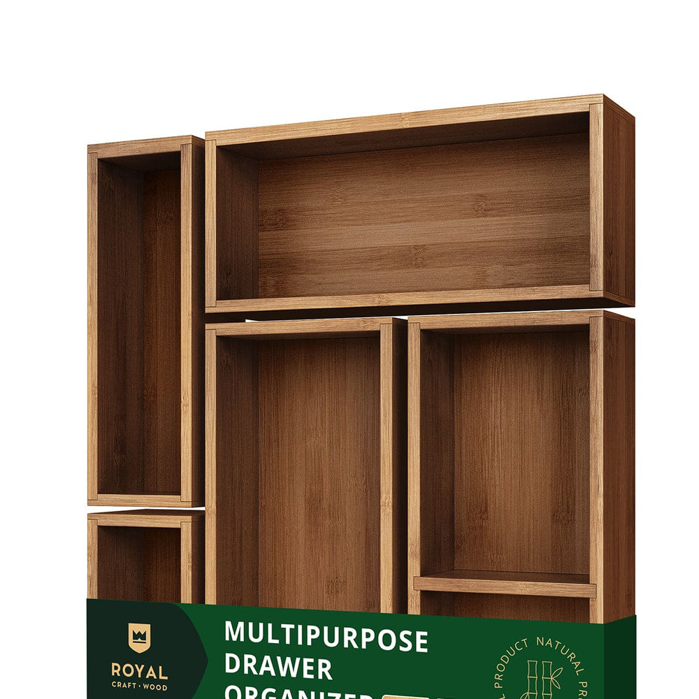 Storage Box Set of 5, Brown