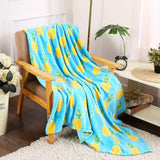 Soft Fleece Throw Blanket 50x60 – Lightweight Cozy Bed Couch Sofa Blanket for All Seasons