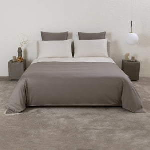 Frette Greenwich Luxury Cotton Sateen Sheet Set (Dune-Taupe)