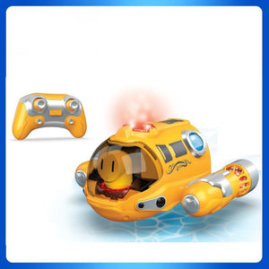 Waterproof RC Boat Toy for Kids Dual Propeller Remote Control Boat