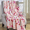 Ultra Plush Mothers Day Valentine's Day Heart-Themed Throw Blanket – Soft, Cozy, and Luxurious Fleece, 50" x 60"