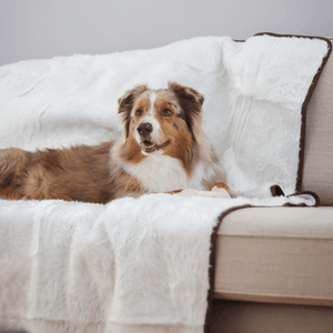 PupProtector™ Summer Short Fur Waterproof Throw Blanket - Polar White
