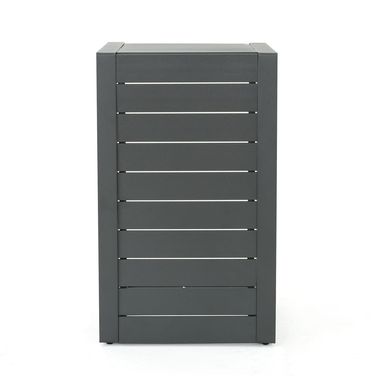 Aluminum Outdoor C - Shaped Side Table For Patio