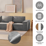 The Caitlyn Plush Modular Terrycloth Sectional