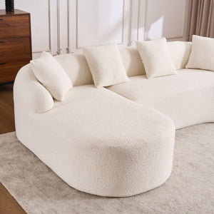 Combined Sofa With 4 Pillows