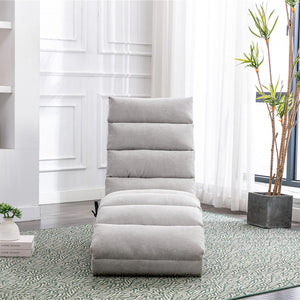 Massage Chaise Lounge Indoor With Remote Control, Ergonomic Electric Massage Lounger