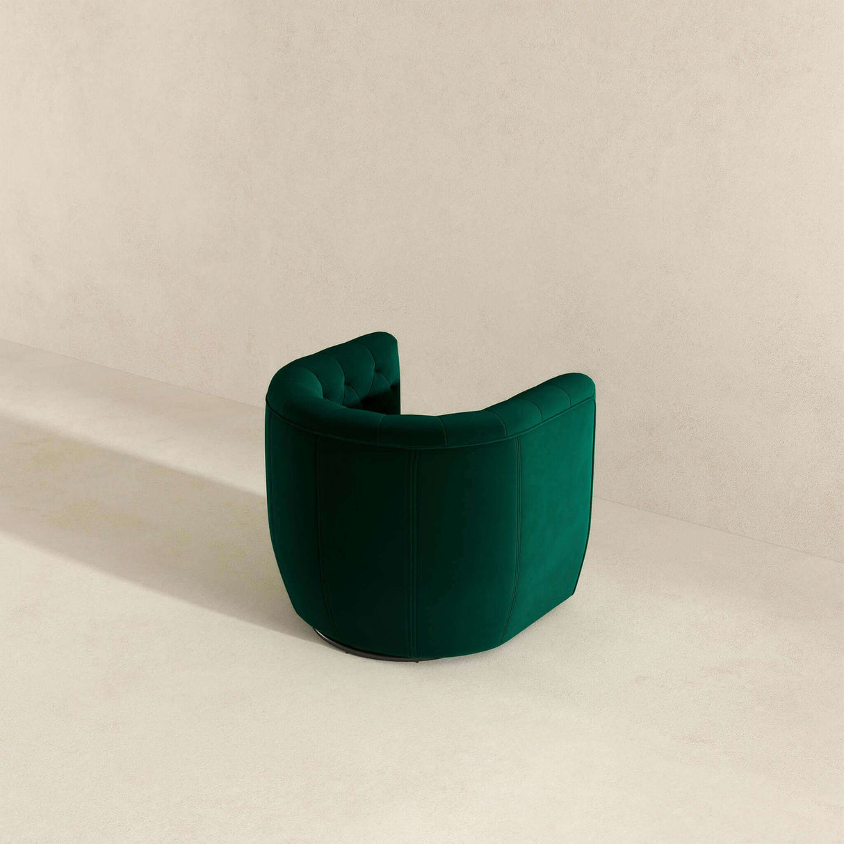 Delaney Velvet Swivel Club Chair