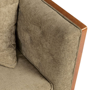 Retro Modern Loveseat With Button Tufted Upholstery