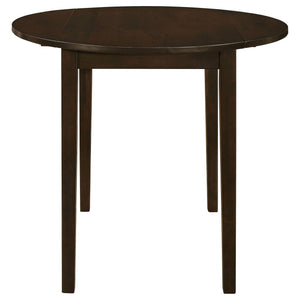 3 Piece Dining Set With Drop Leaf Table And Upholstered Chairs