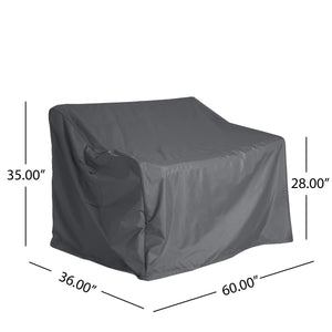 Shield Outdoor Loveseat Sofa Cover with UV Protection - Dark Gray