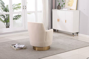 Teddy Swivel Barrel Chair, Swivel Accent Chairs Armchair For Living Room