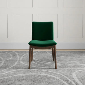 Laura - Mid-Century Modern Solid Wood Dining Chair (Set of 2)