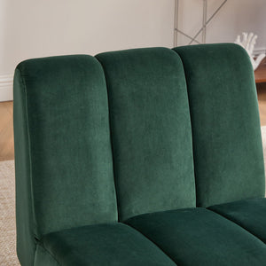 Upholstered Armless Chair For Living Room