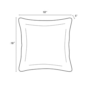 2 Pack Outdoor Pillow Covers (18x18 Inch)