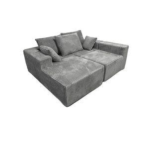 Corner Combination Sofa Sectional Couch With Soft Fabric