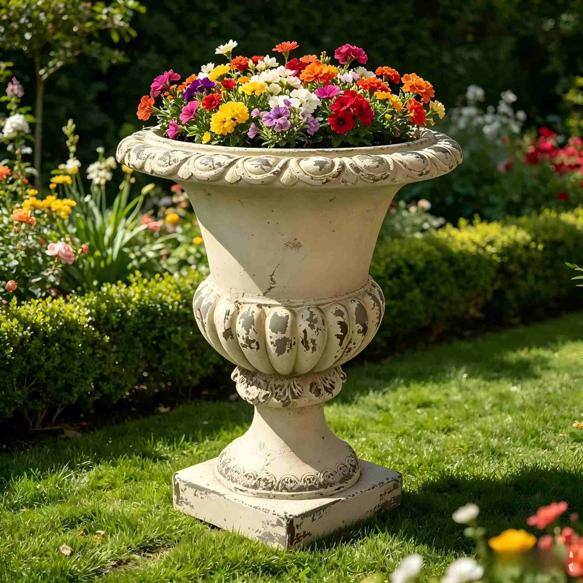 MGO Garden Planter in Antique White
