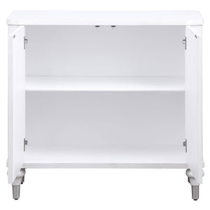 Angus - 2 Door Mandala Accent Cabinet - White