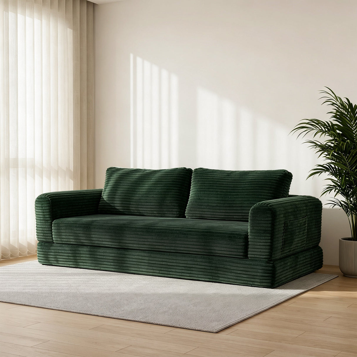 76 Inch Convertible Futon Sofa Bed