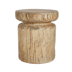 MGO Wood Grain Side Table - Natural