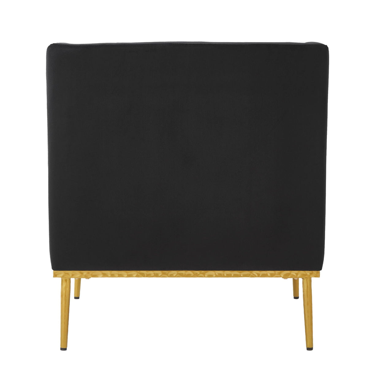 Elegant Curved Armrest Accent Armchair