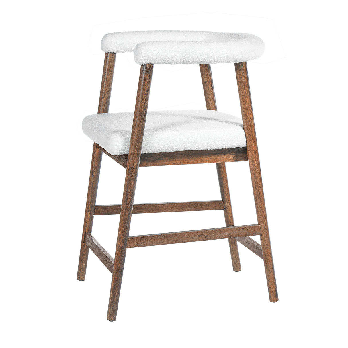 24.5'' Seat Height Bar Stools with Back, Set of 2