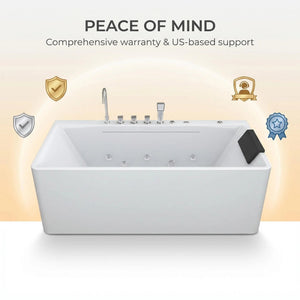 67-Inch Single-Person Luxury Whirlpool Bathtub