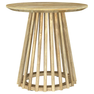 Diana - 2 Piece Round Coffee And End Table Set - Natural