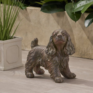 Josie Dog Cast Stone Garden Statue