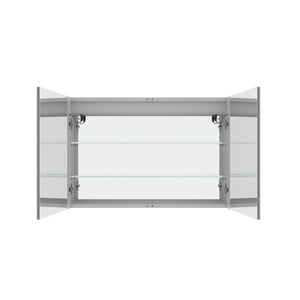 Medicine Cabinet With LED Vanity Mirror, Anti-Fog, Waterproof, Dimmable With Touch Switch