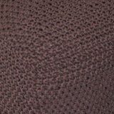 Semi Rounded Pouf, Cable Knitted, Perfect Seating