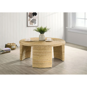 Mize - Round Coffee Table - Natural