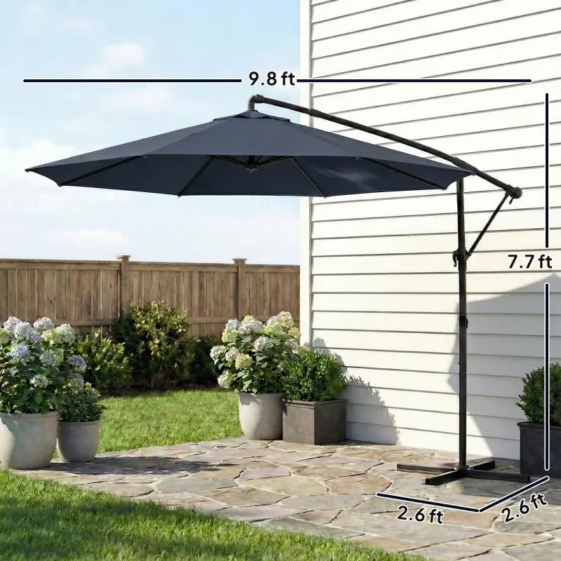 Outdoor Hanging Cantilever Umbrella