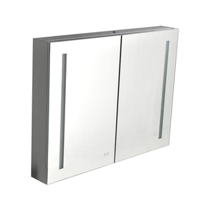 LED Large Rectangular Aluminum Alloy Surface Mount Medicine Cabinet