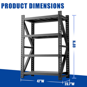 Heavy Duty Metal Adjustable Garage Shelves