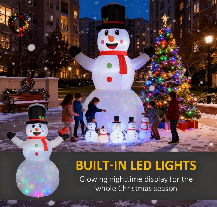 Giant Inflatable Christmas Snowman