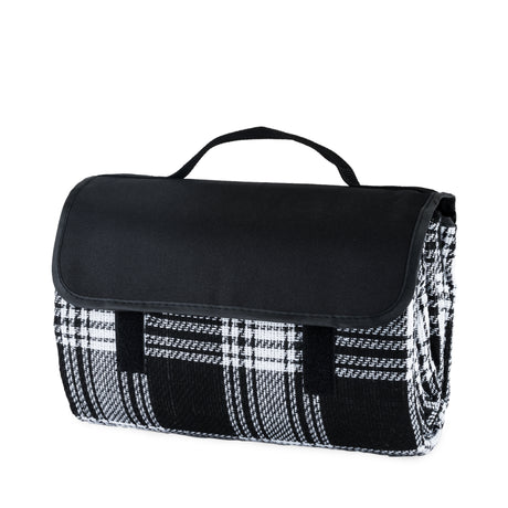 Dine™-Picnic-Blanket-in-Black-Plaid-by-True-Picnic-Blankets