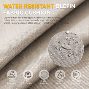 6-Inch Thick Outdoor Chair Cushion