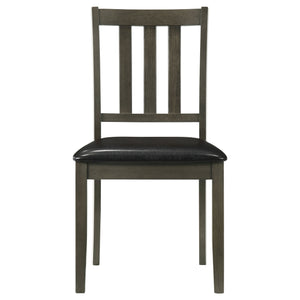 Rowland Charcoal 5-piece Dining Set