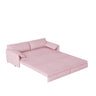 Pull Out 3 In 1 Convertible Sleeper Sofa With Side Storage, Multi Functional