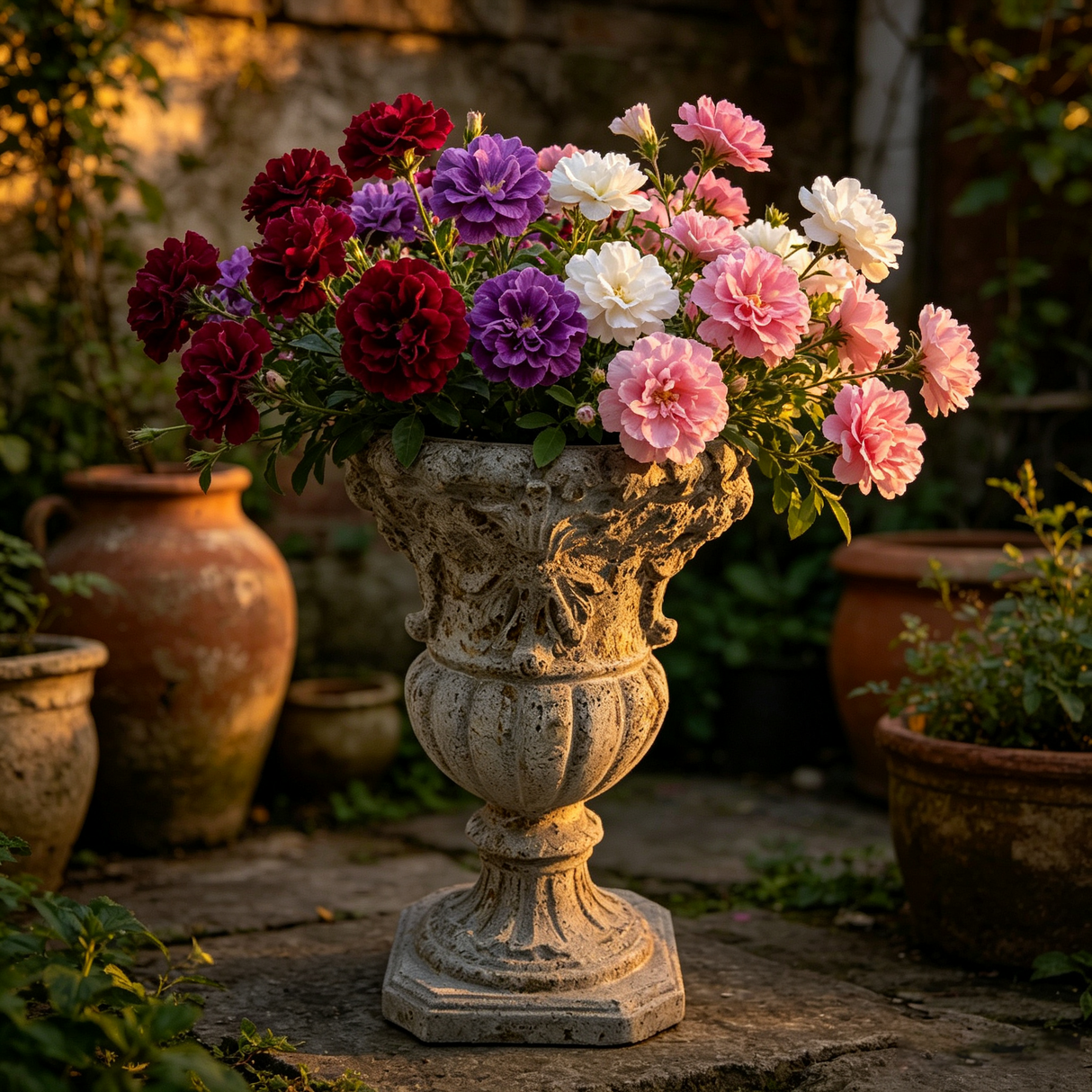 MGO Garden Planter in Rust