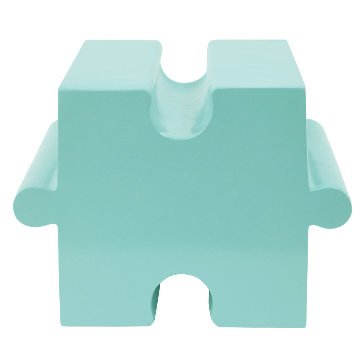 3-Piece Artistic Puzzle Table Set, Modular MGO Side Tables with Interlocking Design