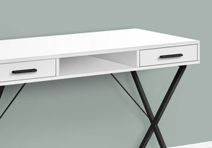 Computer Desk with Storage Drawers in Contemporary Style