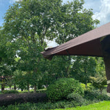 13 x 10 ft Patio Gazebo Tent with Ventilated Double Roof and Mosquito Net