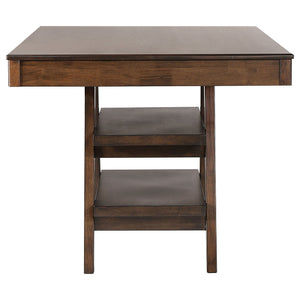 Ferrara - 2 Drawer Counter Height Table - Walnut