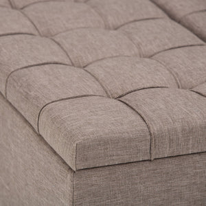 Harrison - Upholstered Coffee Table Storage Ottoman