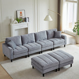 The Beverly Corduroy U-Shaped Sectional Sofa