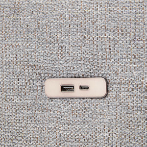 Sectional Sofa Modular U-Shaped With Ottoman & USB Ports