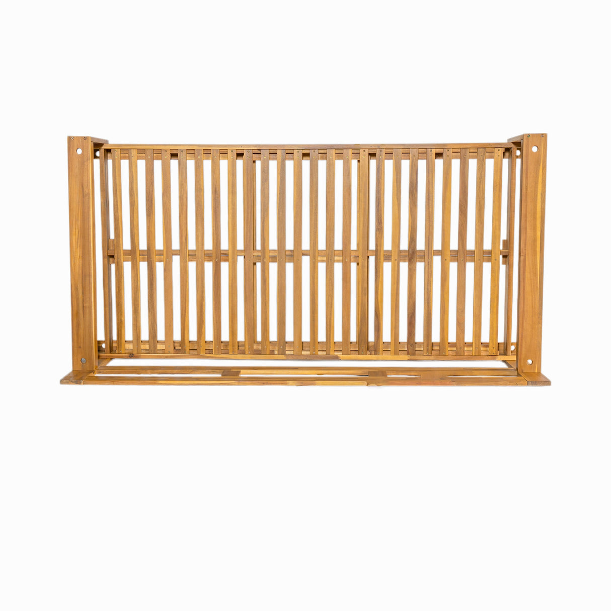 TOPMAX Patio Wooden Twin Size Porch Swing Daybed Frame