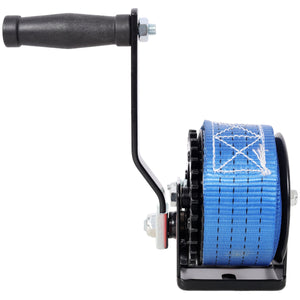 800LBS Hand Winch With 19.6FT Strap