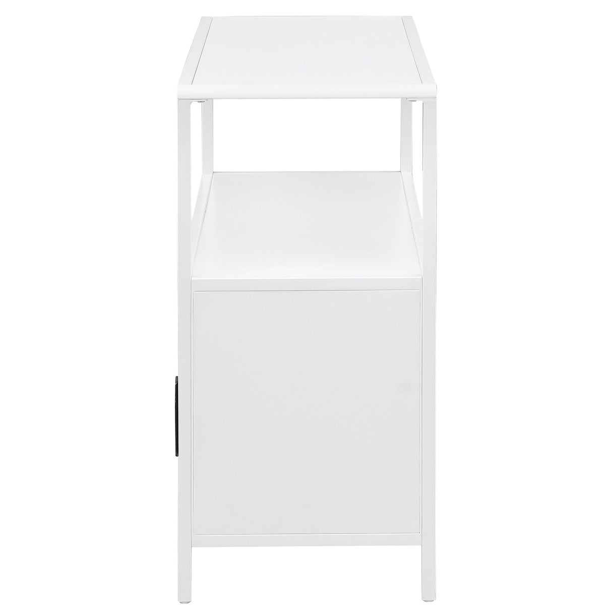 Kenneth - 2 Door Radio Weave Accent Cabinet - White